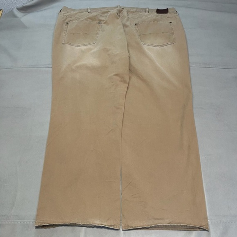 Polo Ralph Lauren 50Bx32 Men Tan Khaki Chino Pant Casual Cotton Preppy-3423